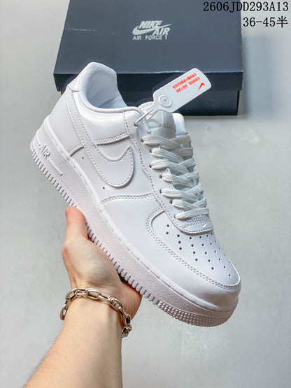 Nike Air Force 1 '07 Low Sneakers, White and Black