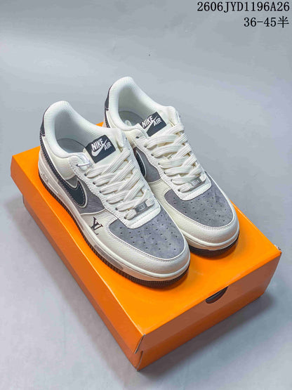 Nike Air Force 1 Low Monogram Print Sneakers