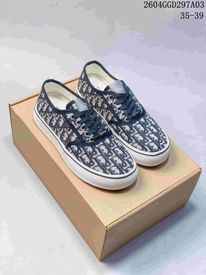 Dior Saltwind Low-Top Sneakers in Navy Monogram