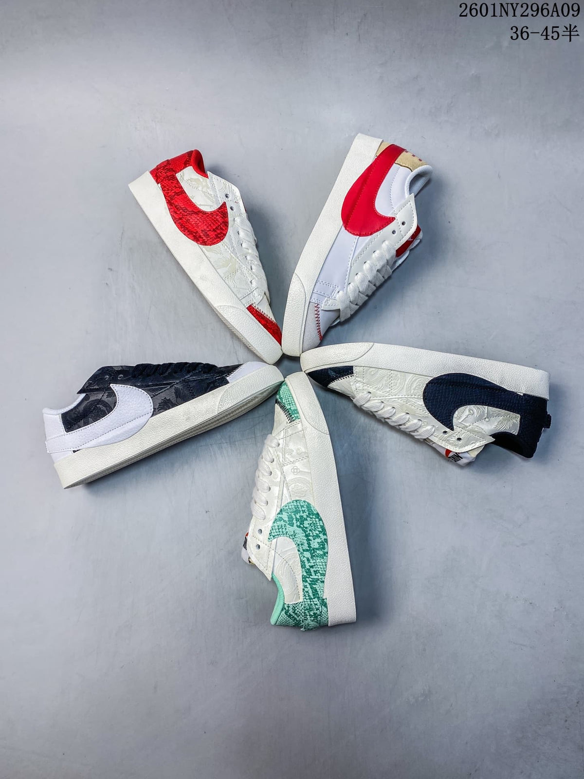 Nike Blazer Low '77 Jumbo Sneakers, Embossed Pattern