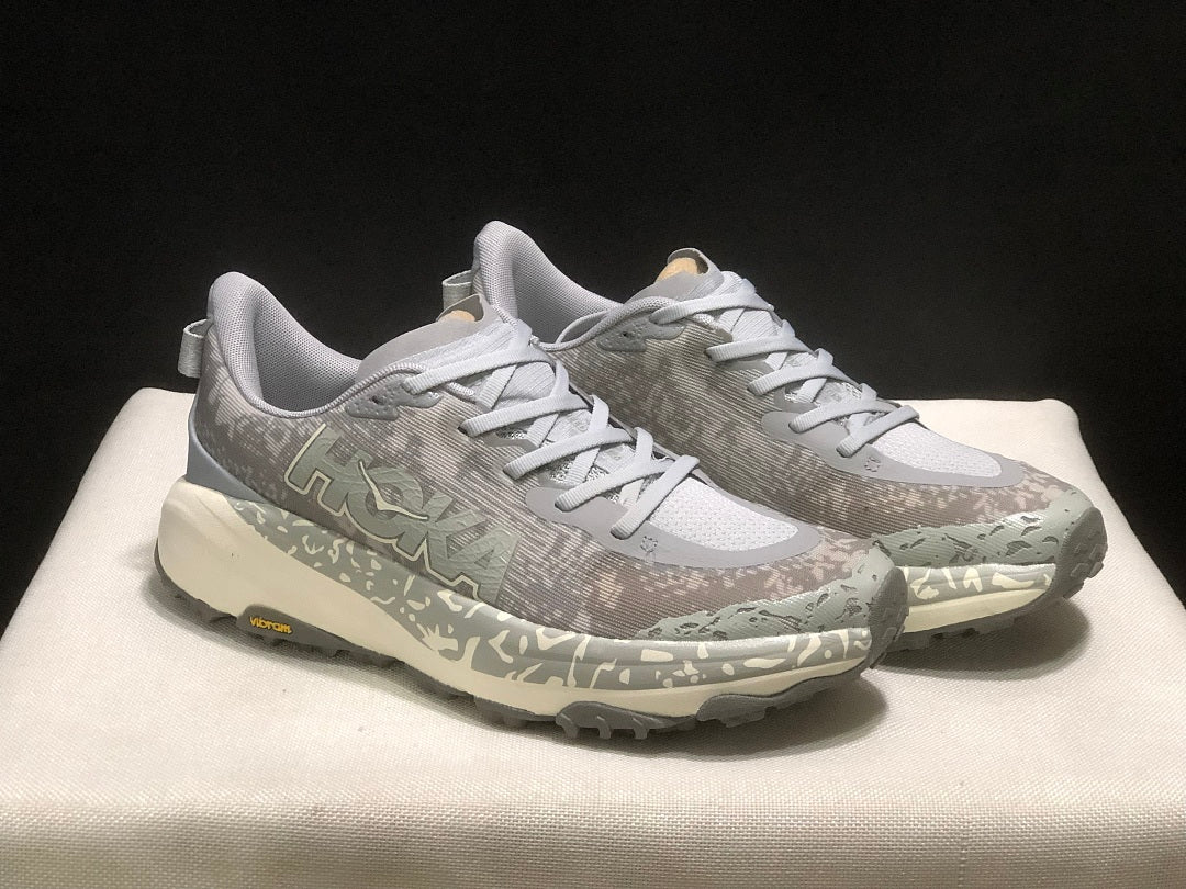 HOKA Speedgoat 6 Trail Running Shoes in Gray