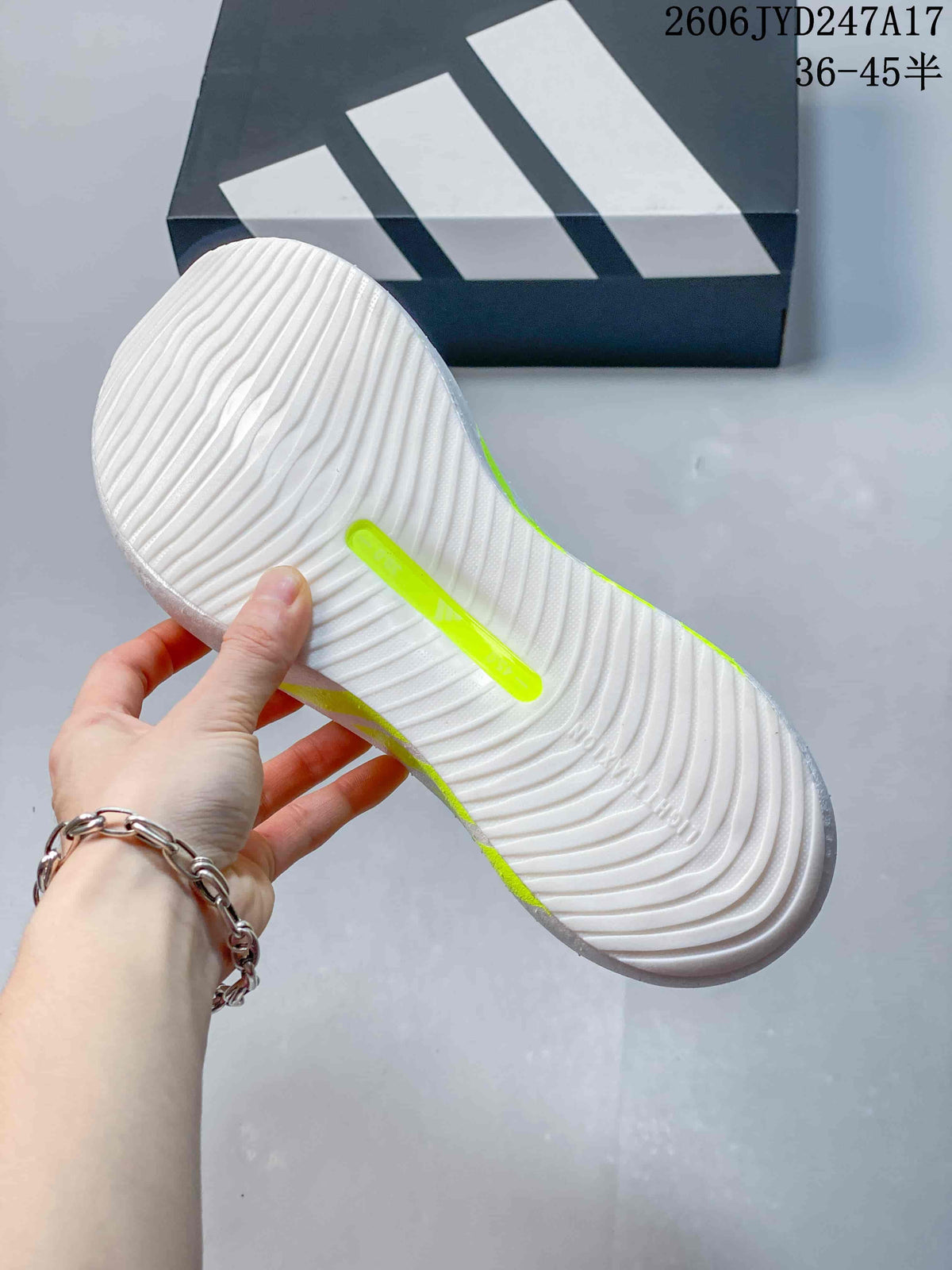 Adidas Hyperboost Edge M Sneakers White Neon Lime
