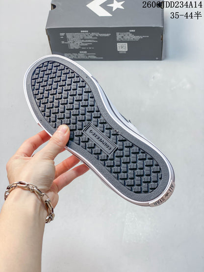 Converse Sport Casual Low-Top Sneakers, White and Navy