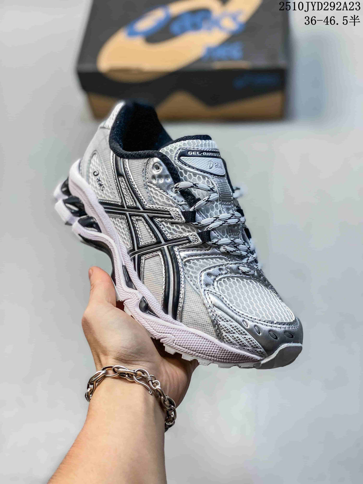 ASICS GEL-Nimbus 10.1 Silver Running Sneakers