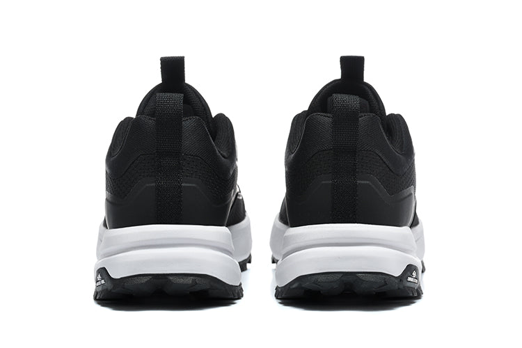 The North Face Black Trail Sneakers with White Midsole