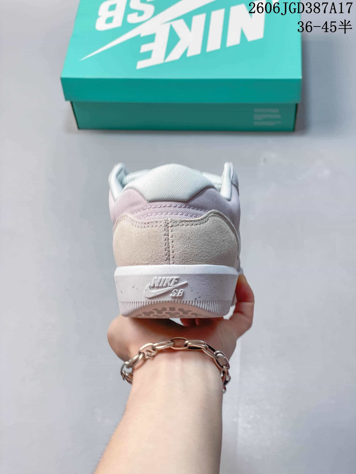 Nike SB Force 58 Sneakers in White and Pastel Colors