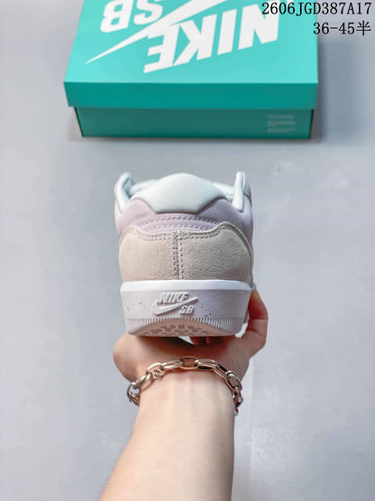 Nike SB Force 58 Sneakers in White and Pastel Colors