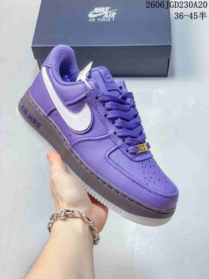 Nike Air Force 1 Low Purple Sneakers