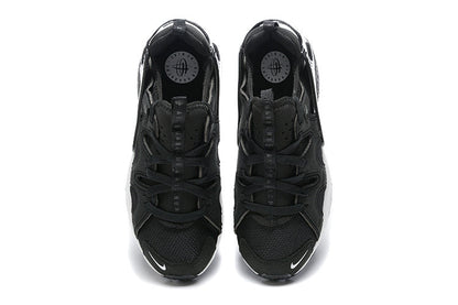 Nike Air Huarache Black and White Sneakers