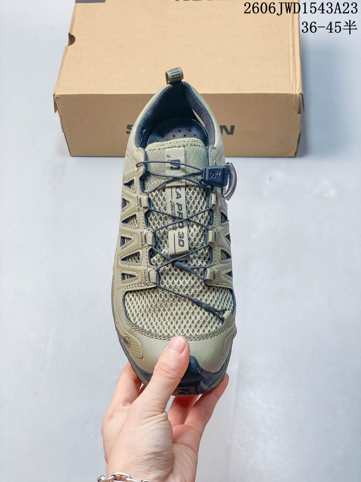 Salomon XA Pro 3D Amphib Low-Top Trail Shoes, Olive