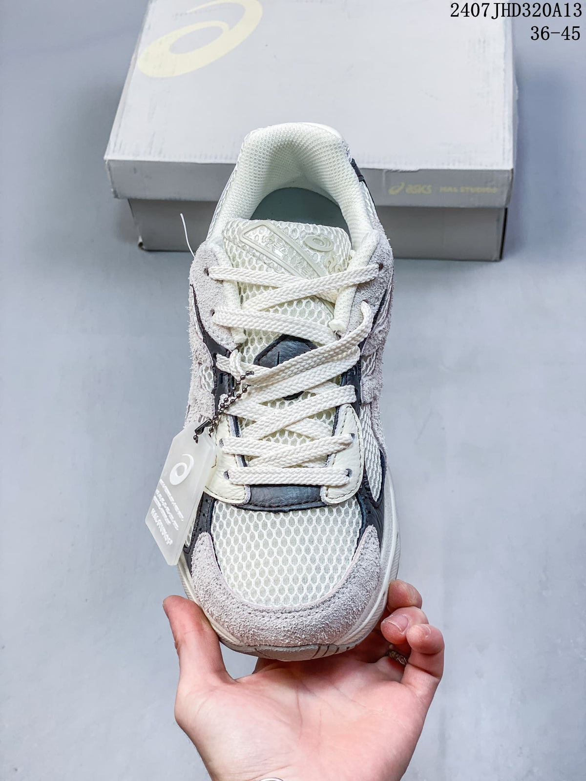 ASICS GEL-1130 Retro Running Sneakers in Cream and Gray