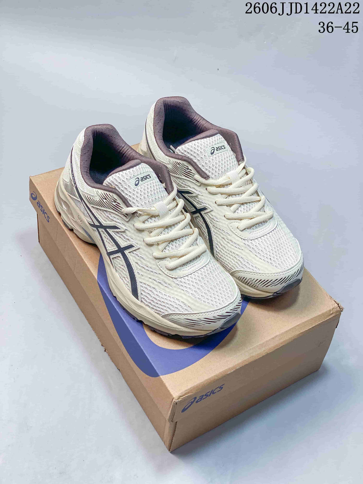 ASICS GEL-FLUX Running Shoes, Cream and Navy