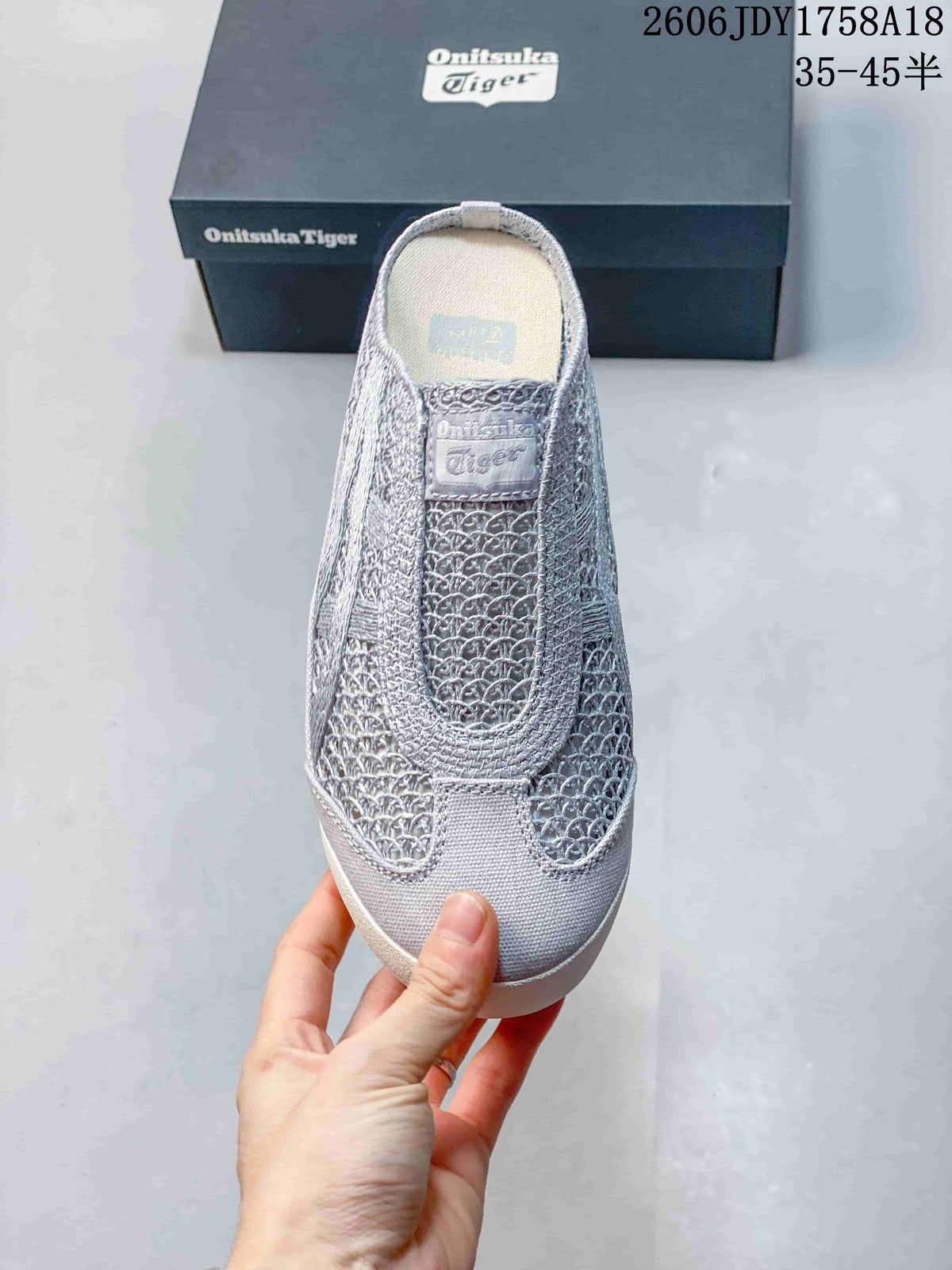 Onitsuka Tiger Mexico 66 Sabot Slip-On Sneakers, Silver