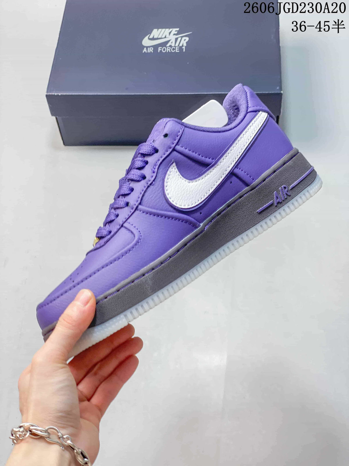Nike Air Force 1 Low Purple Sneakers