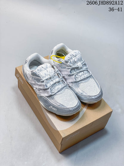 ASICS x empty behavior Hypersync Silver Low-Top Sneakers