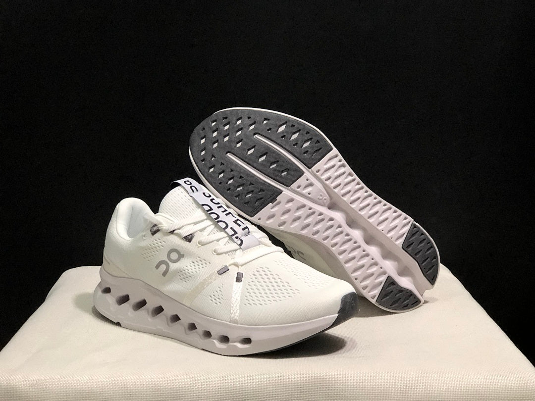 On Cloudsurfer White Running Shoes