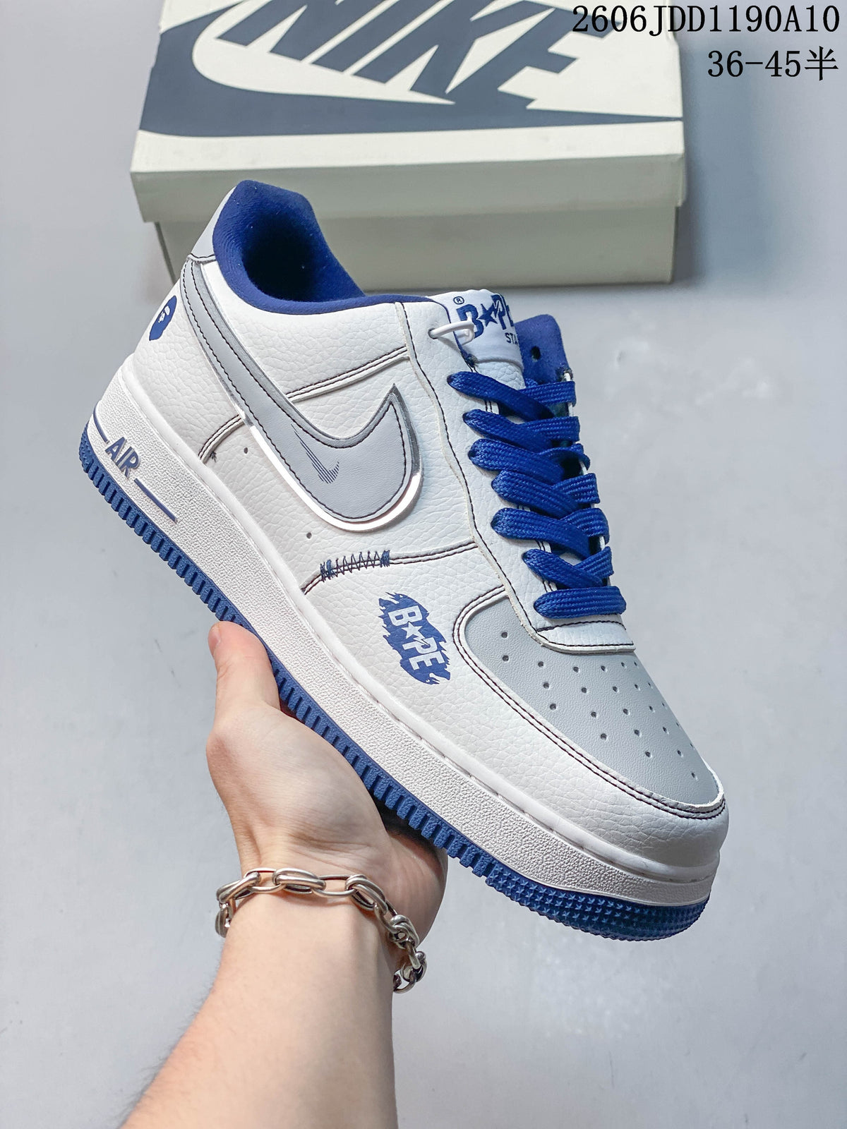Nike Air Force 1 '07 Low White Blue Sneakers