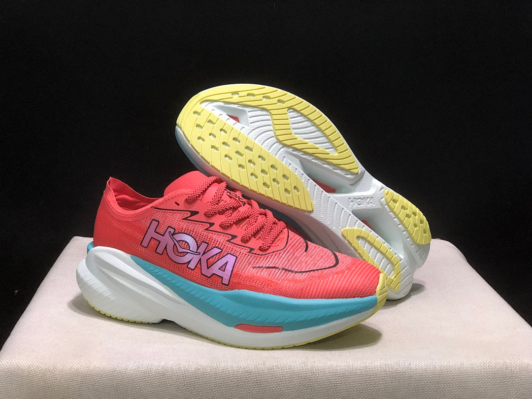 HOKA Mach X 2 Running Shoes in Coral
