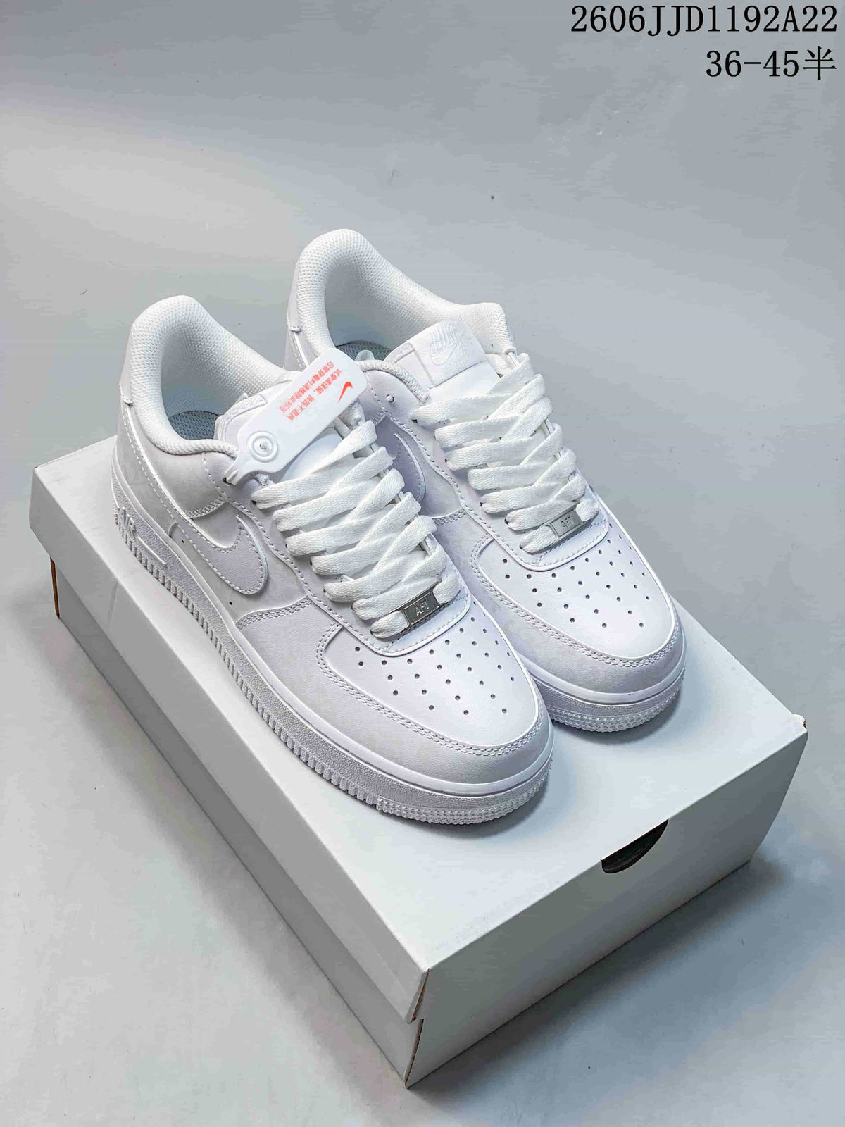 Nike Air Force 1 ’07 Low Porcelain Blue and White Sneakers