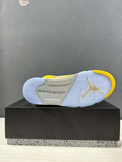 Bottom view showing the translucent outsole and Jordan branding.