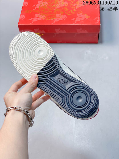 Nike Air Force 1 '07 Low Red, Navy and White Sneakers CS5288-722