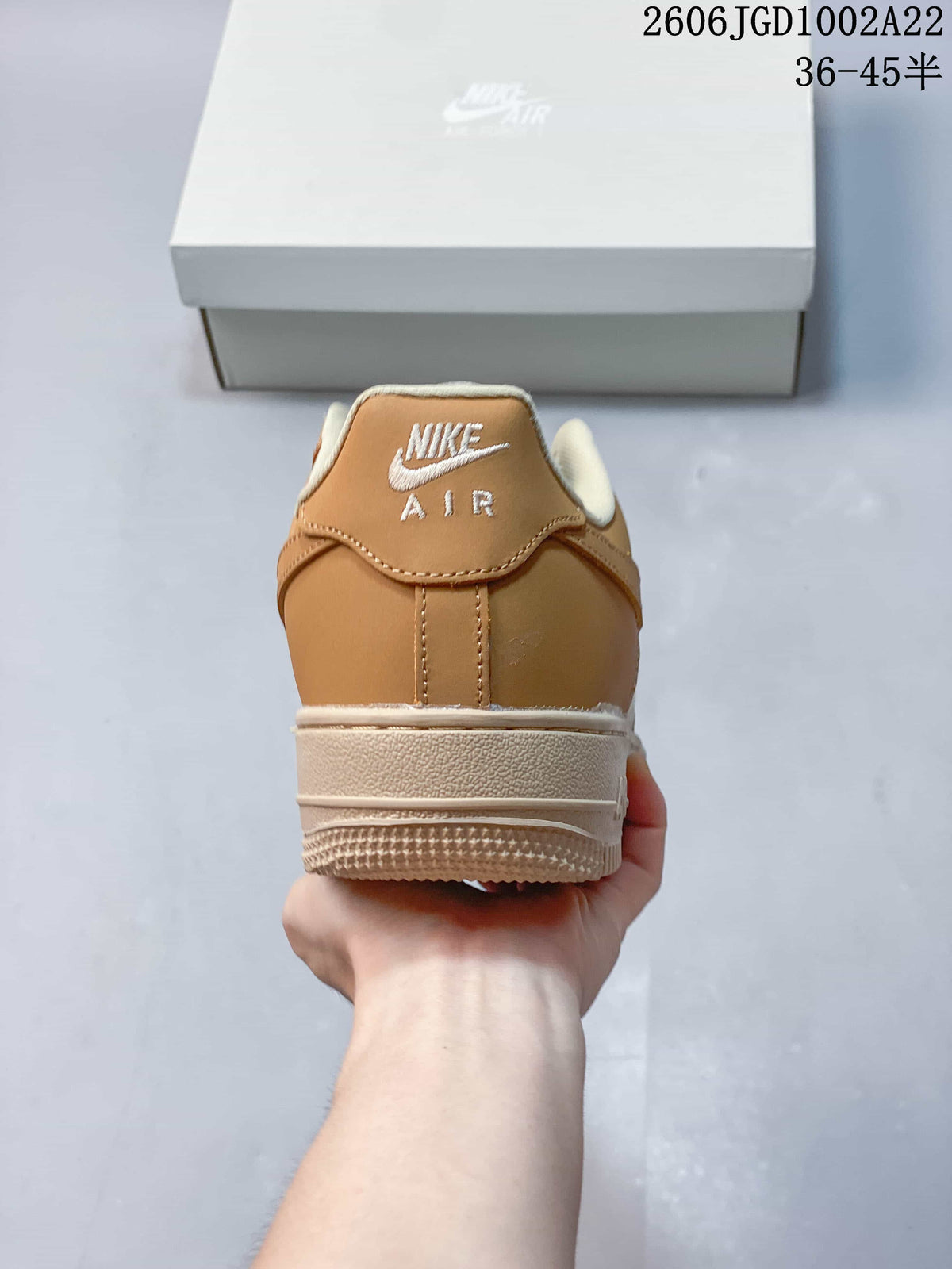 Nike Air Force 1 '07 Low Sneakers in Tan and Cream
