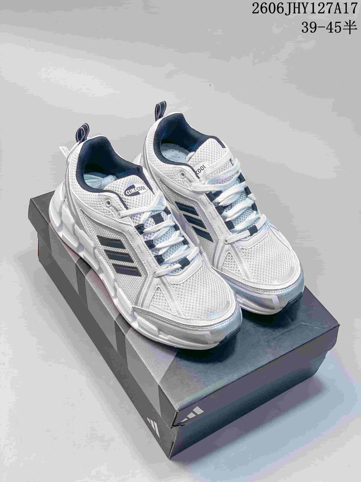 Adidas Climacool Ventage Running Shoes, White and Silver
