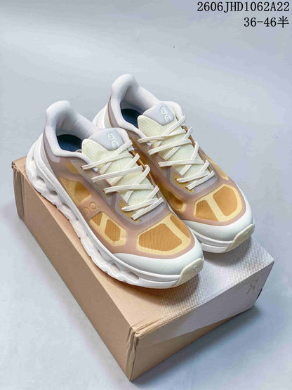 On Cloudtilt Remix Sneakers in Beige and Gold