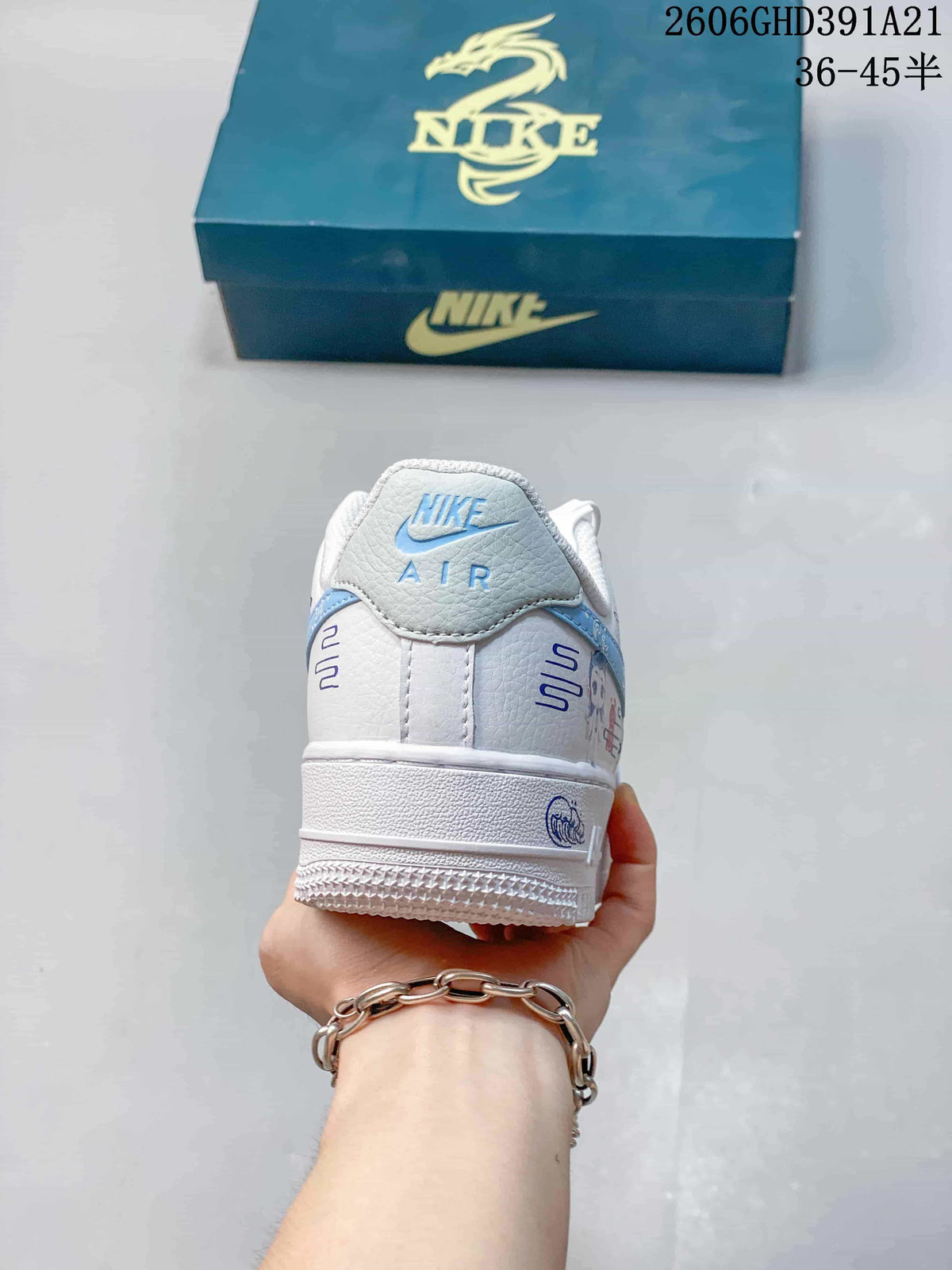 Nike Air Force 1 Low New Year White Blue Sneakers