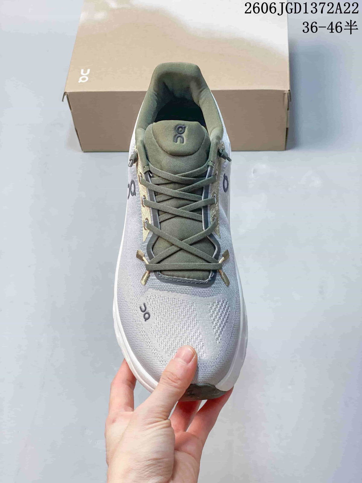 On Cloudtilt Sneakers in White and Olive