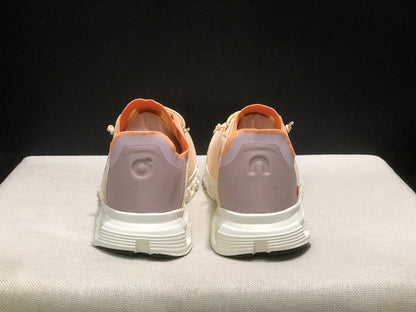 On Cloud 6 Coast Sneakers, Cream and Orange