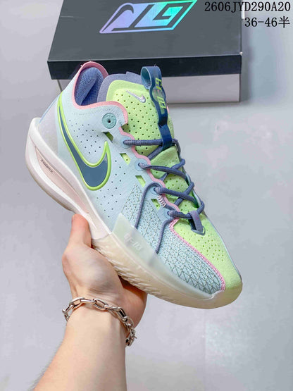 Nike Air Zoom GT Cut Basketball Shoes in Blue and Volt