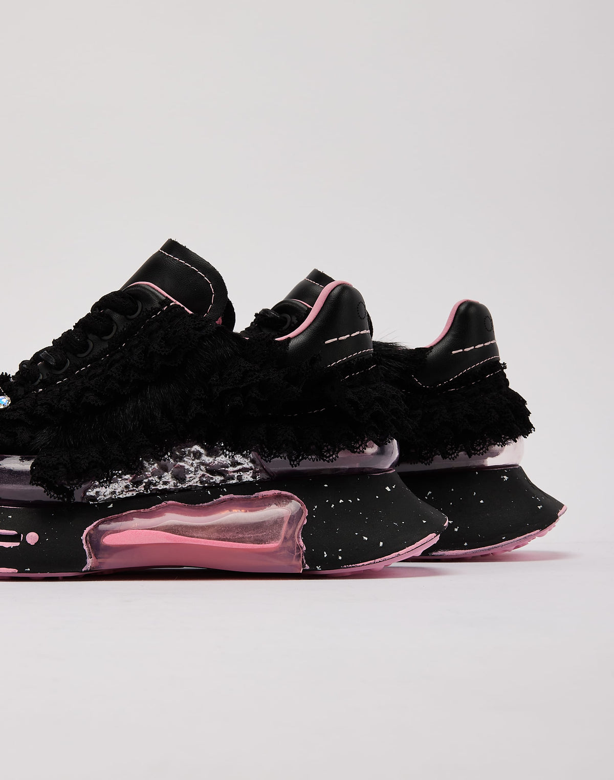 OOG Pony Hair Platform Sneaker