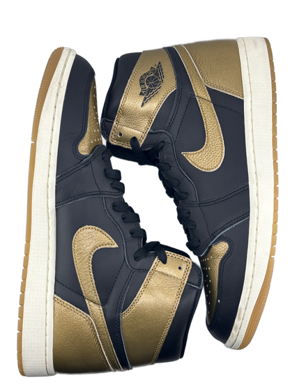 Jordan 1 Retro High OG Black Metallic Gold