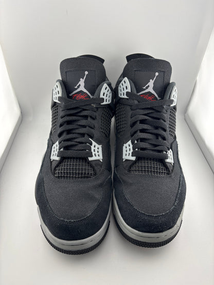 Jordan 4 Retro SE Black Canvas